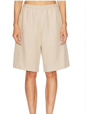 Enzo Costa Twill Bermuda Short Stone